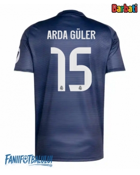 Real Madrid Arda Guler #15 Tricou Fotbal Replică 2025-26 Barbati Deplasare